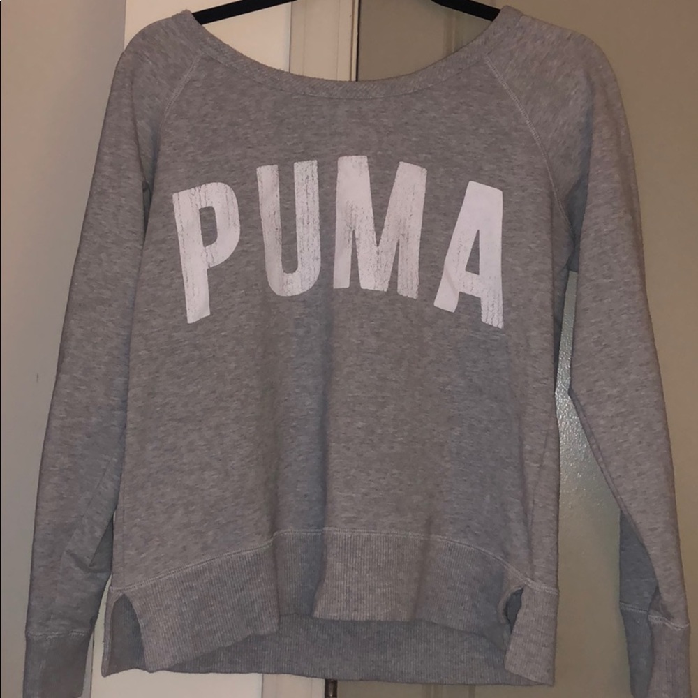 Sweatshirt “PUMA” heather grey